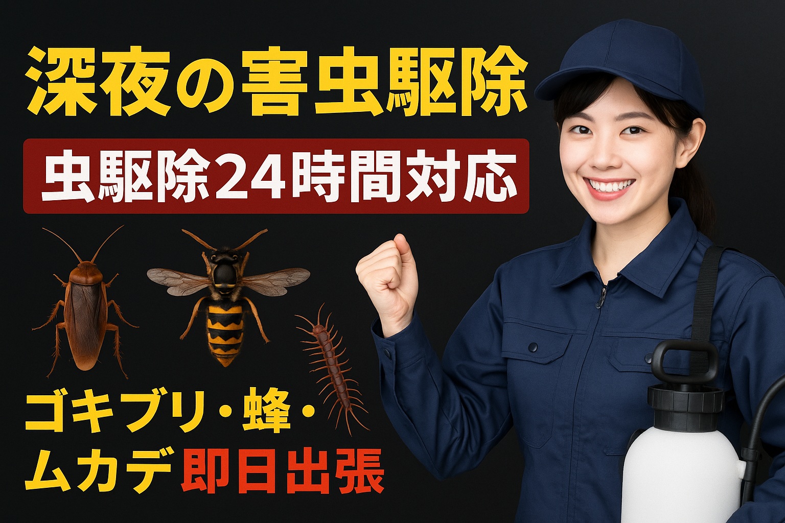 ゴキブリ駆除イメージ