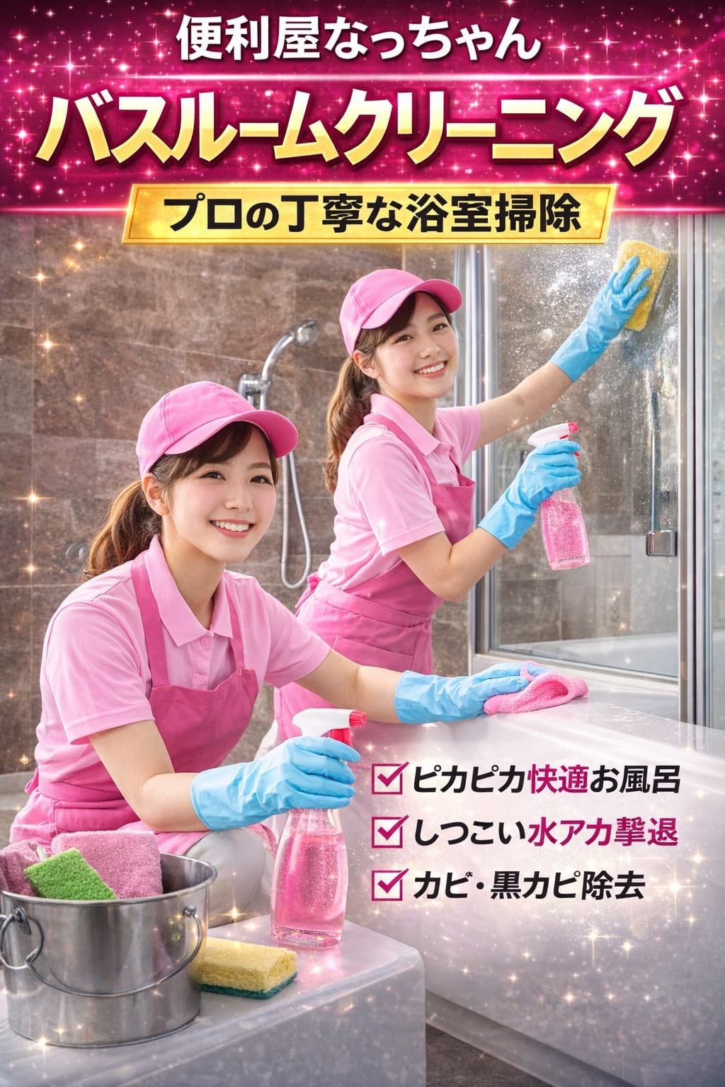 ハウスクリーニング　｜便利屋なっちゃん