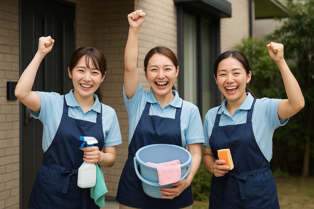 ハウスクリーニング作業写真（横浜市西区）