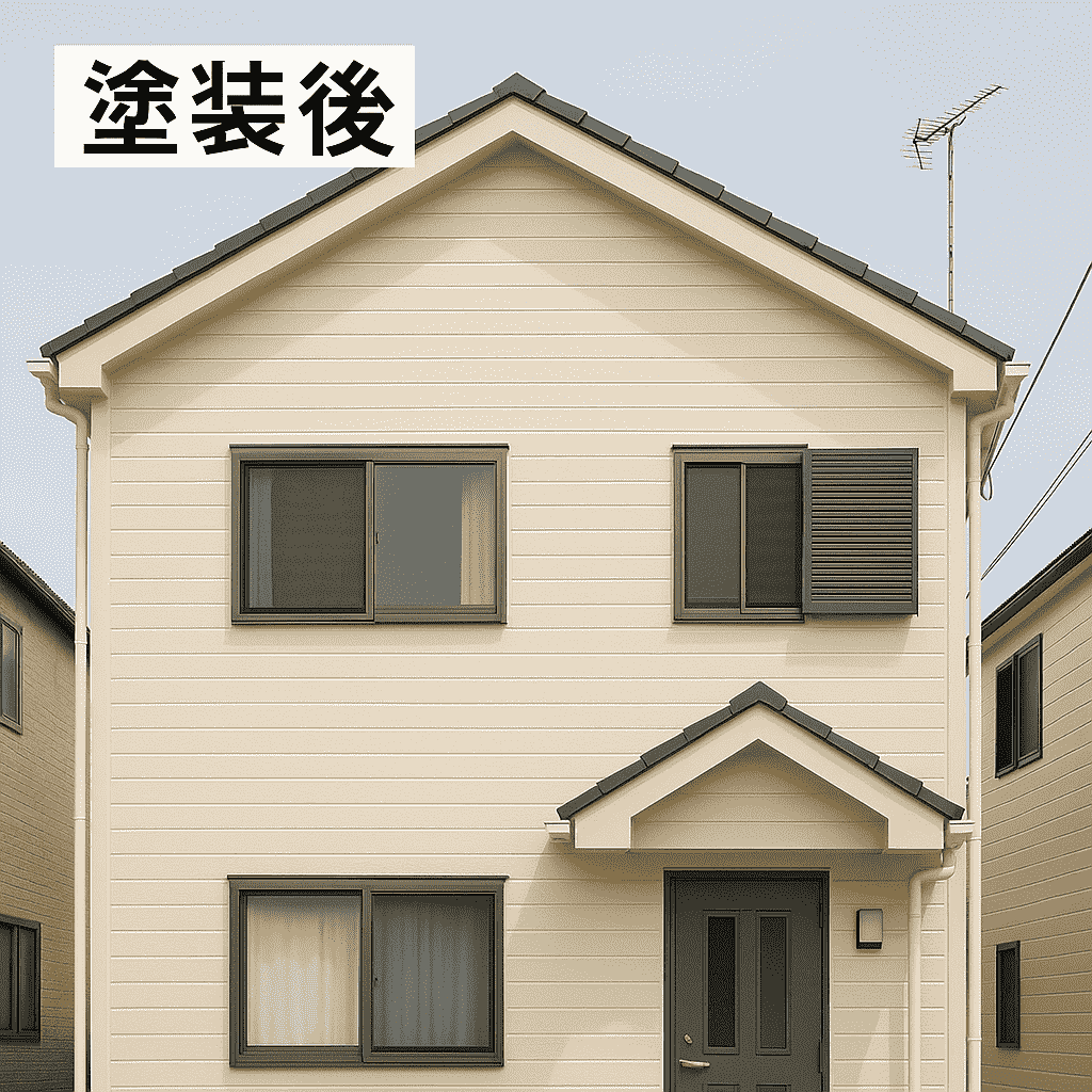 外壁塗装後
