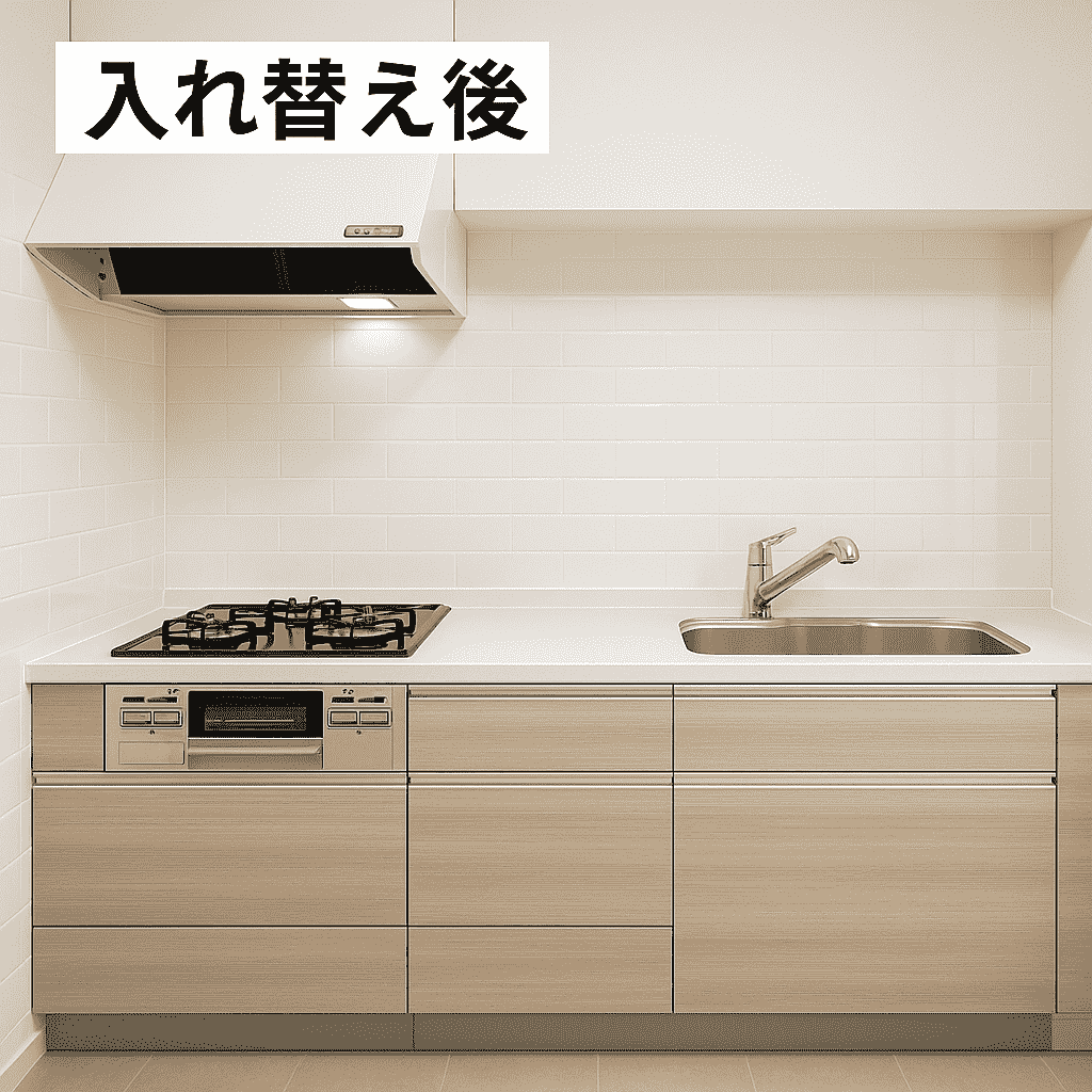 施工後 キッチン