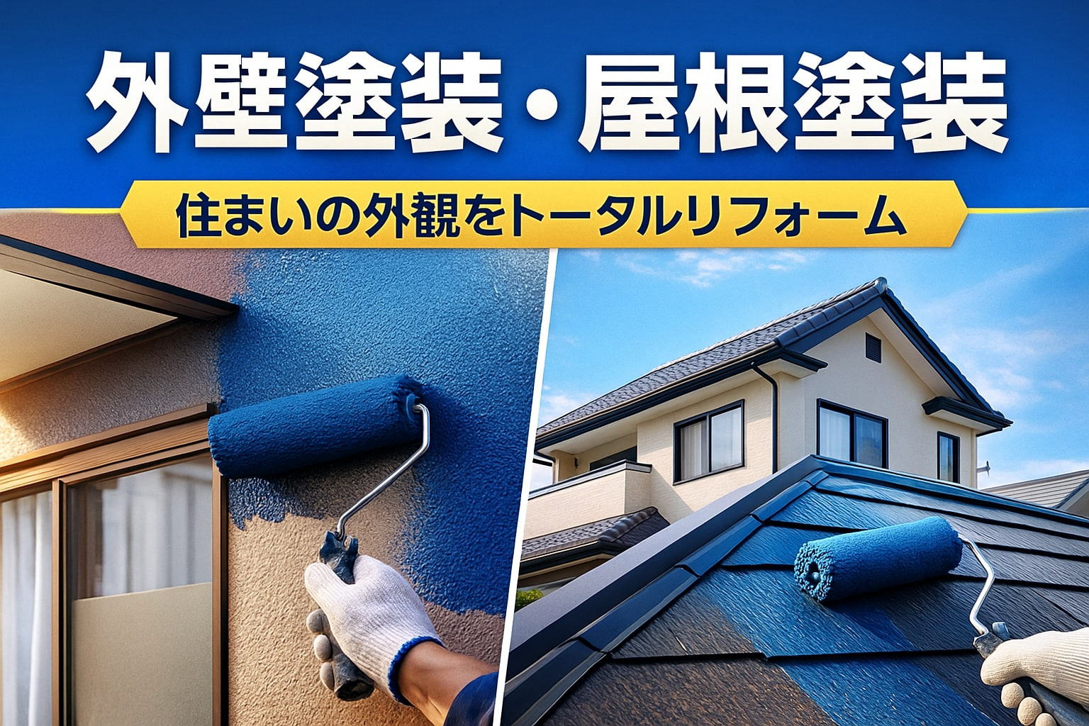 外壁塗装・屋根塗装・内装工事｜横浜便利屋なっちゃん