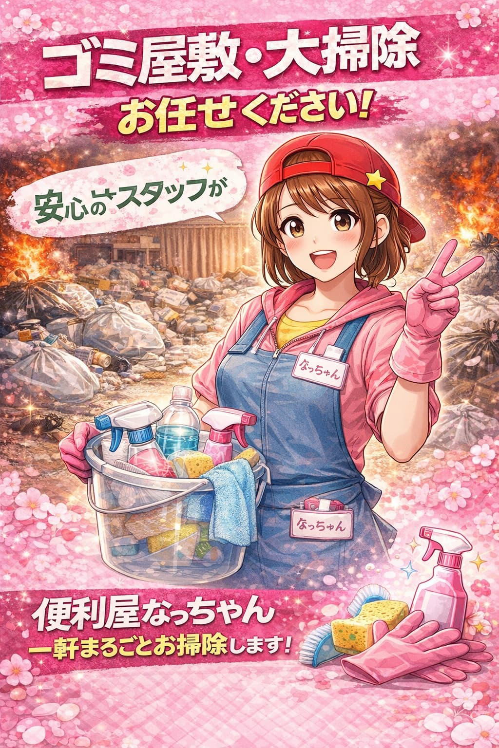 ゴミマンション片付け中し　｜便利屋なっちゃん