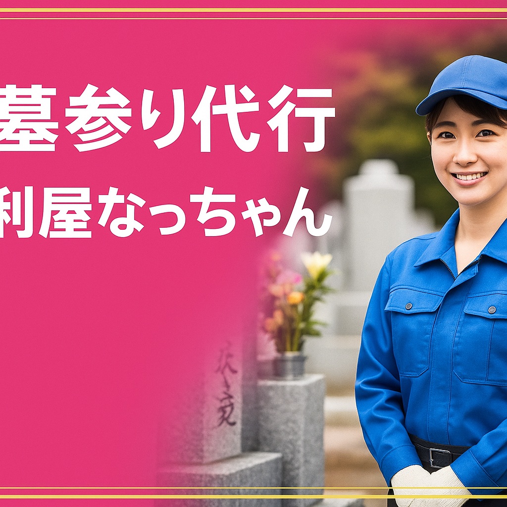 お墓参り　便利屋なっちゃん