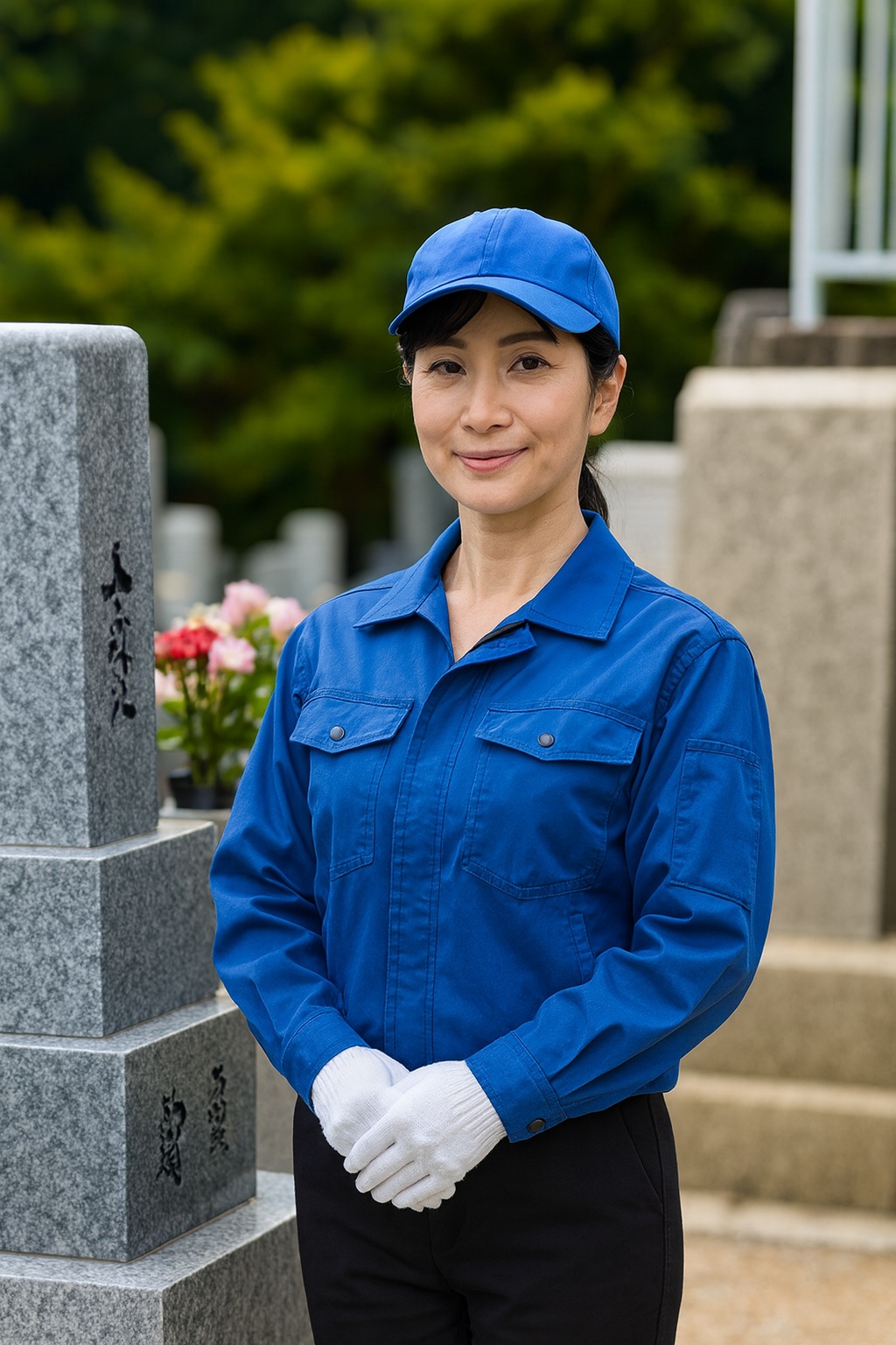 お墓参り　便利屋なっちゃん