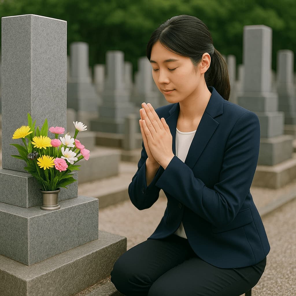 お墓参り　便利屋なっちゃん