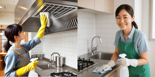 ハウスクリーニング作業写真（横浜市西区）