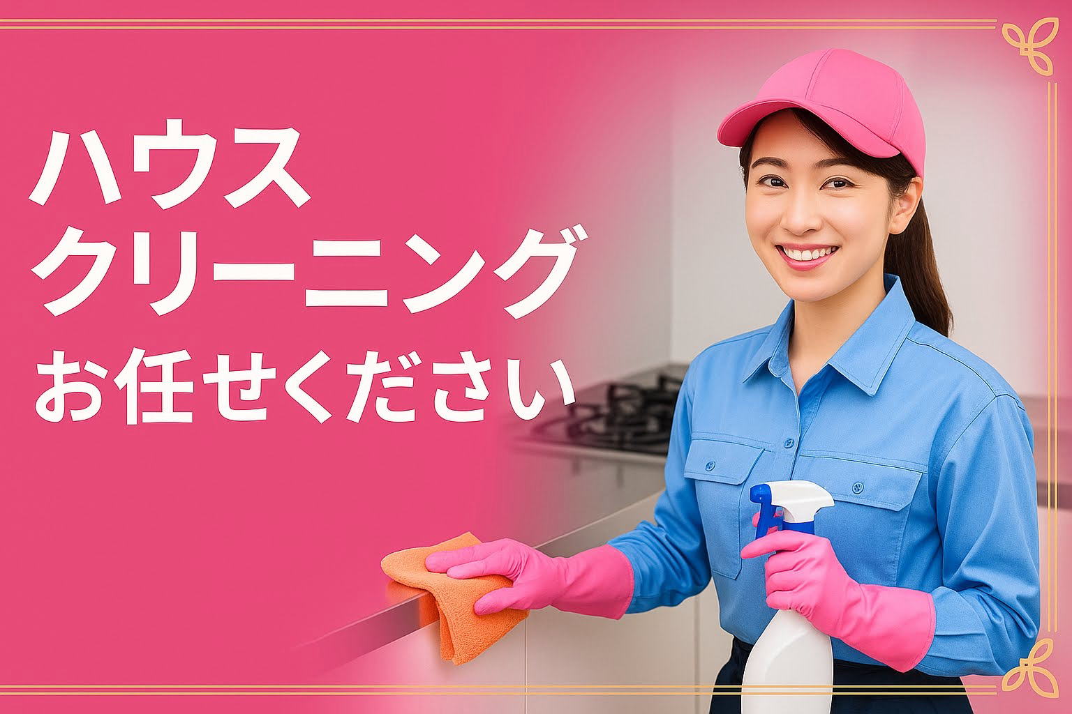 【横浜のハウスクリーニング】女性スタッフが安心・丁寧に対応する便利屋なっちゃん