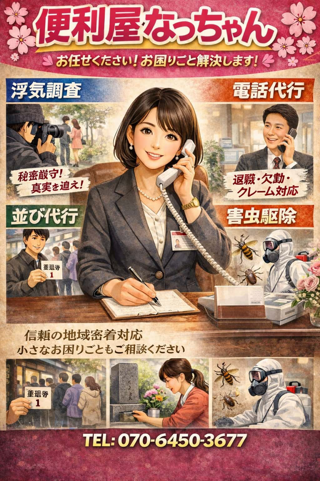 横浜便利屋　　便利屋なっちゃん