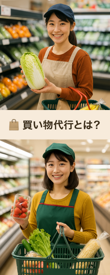 買い物代行はおまかせください！