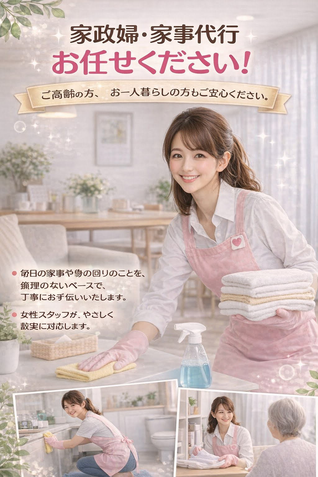 横浜市　泉区　家事代行　｜便利屋なっちゃん