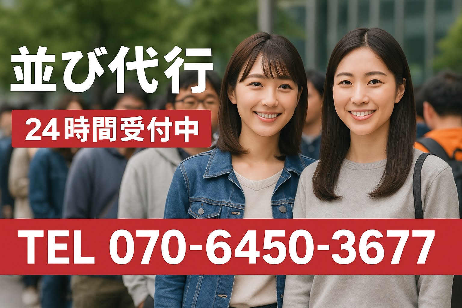 並び代行　横浜便利屋なっちゃん