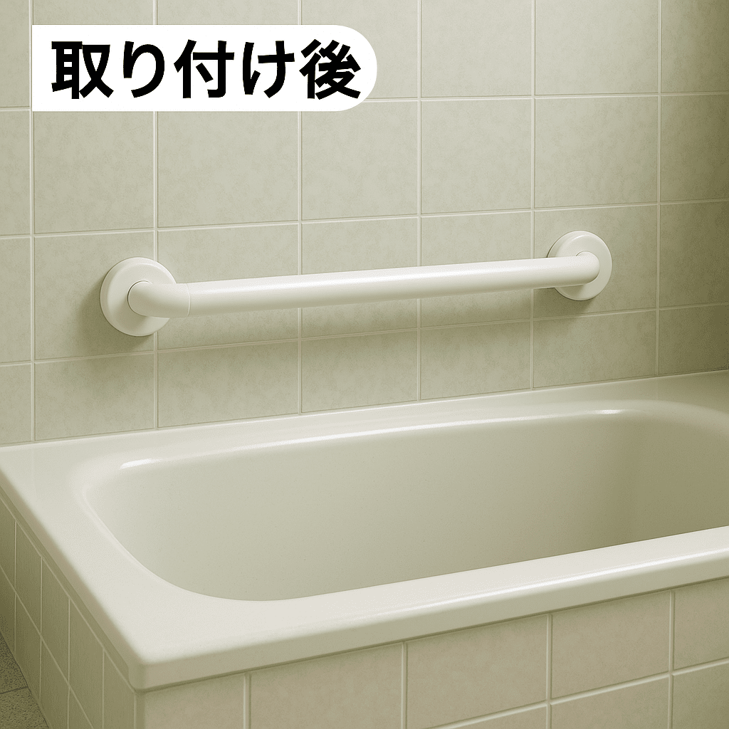 手すり設置後