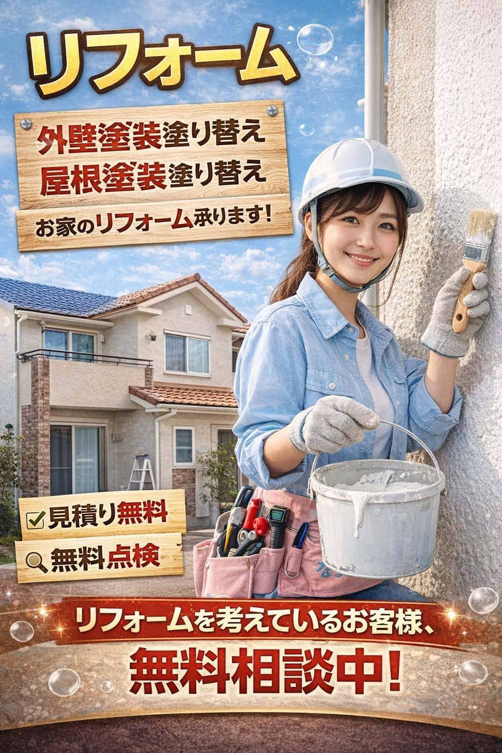 横浜市　泉区　瀬谷区　リフォーム　塗り替え　｜便利屋なっちゃん